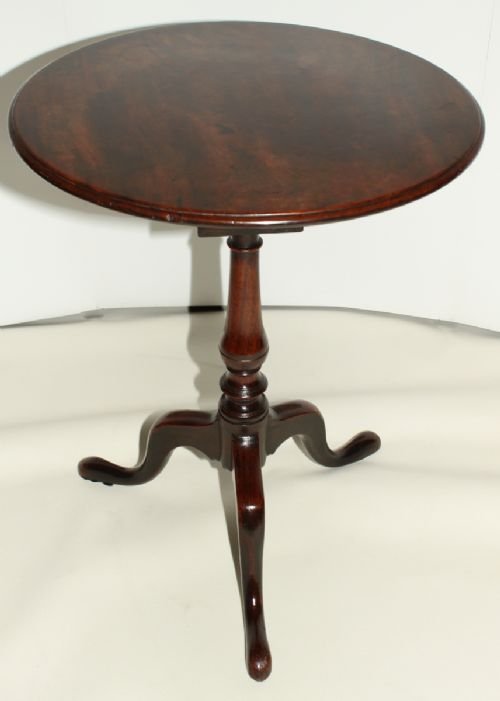 George III Mahogany Tripod Table