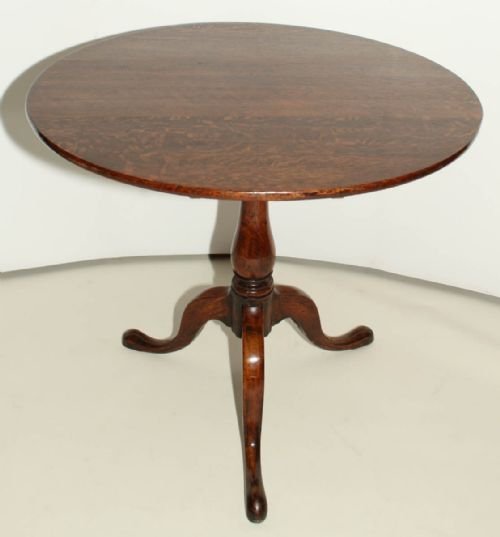 George III Circular Oak Tilt-top Tripod Table