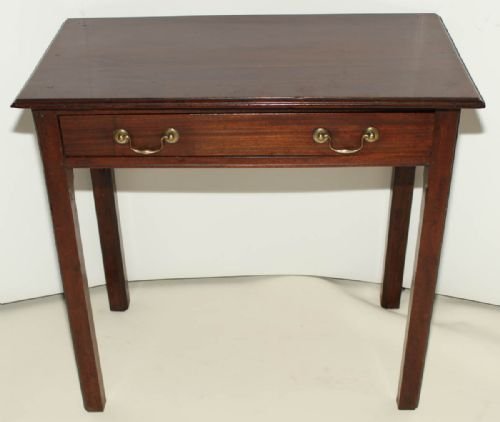 George III Country Made Mahogany Side Table