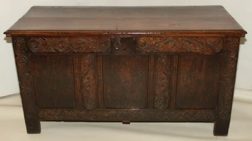 Charles II Period Oak Coffer
