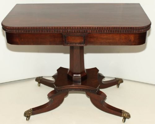 Regency Rosewood Card Table