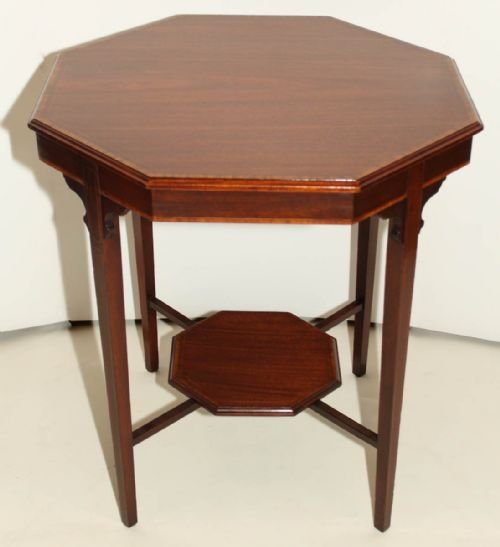 Edwardian Mahogany Inlaid Occasional Table