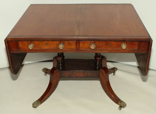 Regency Period Mahogany Sofa Table