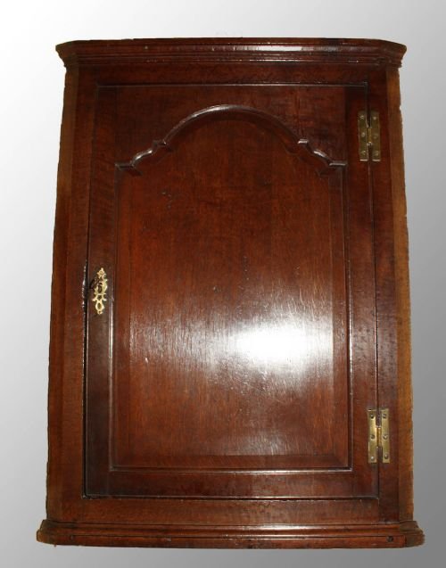 18th Century Oak Corner Cupboard