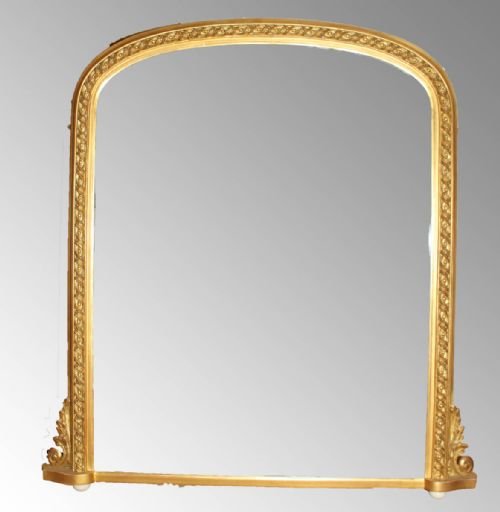 Victorian Gilt Overmantel Mirror