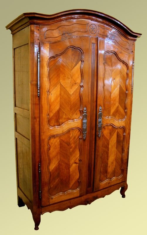 Late  18th Century French Cherrywood Armoir