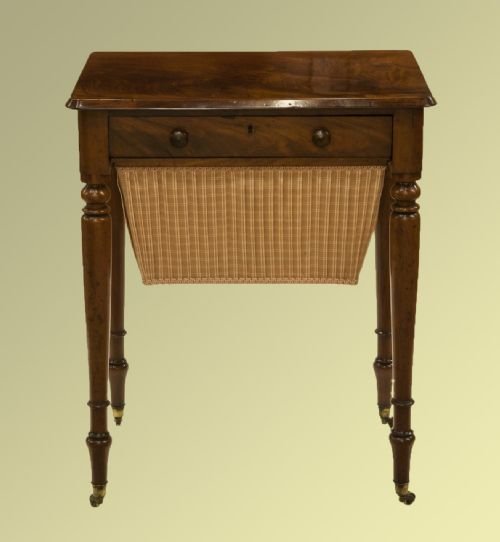 Regency Mahogany Work Table