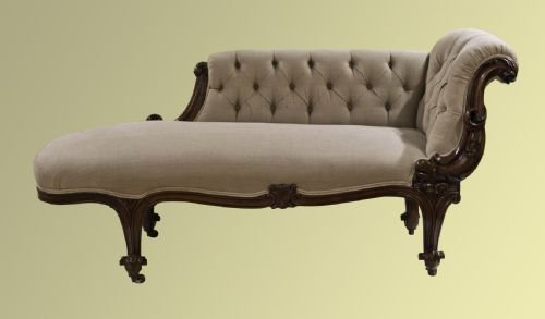 Victorian Rosewood Chaise Longue