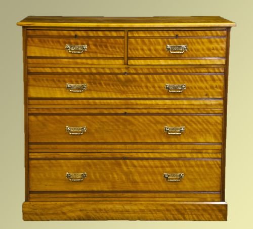 Victorian Satinbirch Chest of Drawers