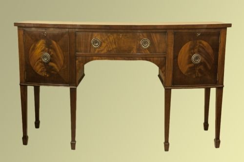 Six Leg Mahogany Sideboard