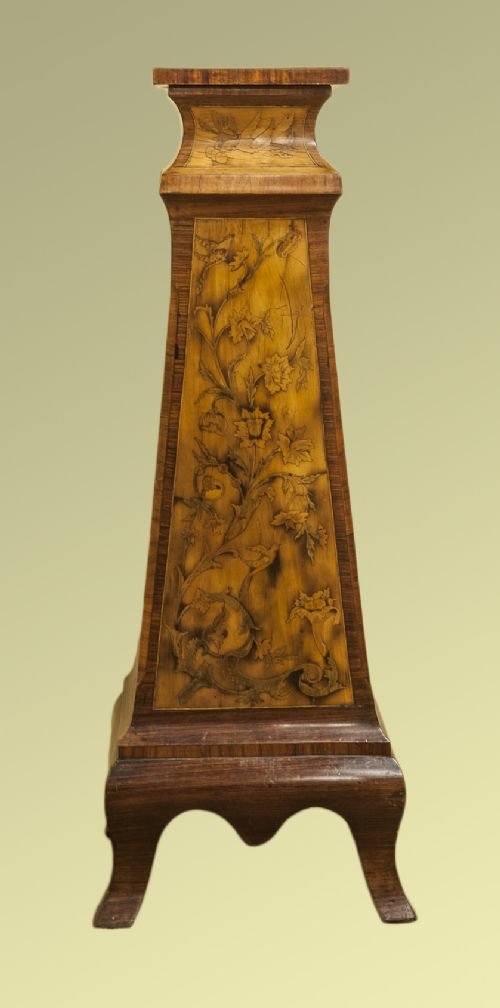 Victorian Marquetry Pedestal