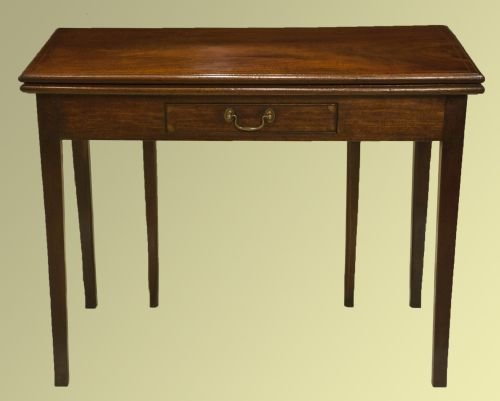 Georgian Inlaid Folding Tea Table