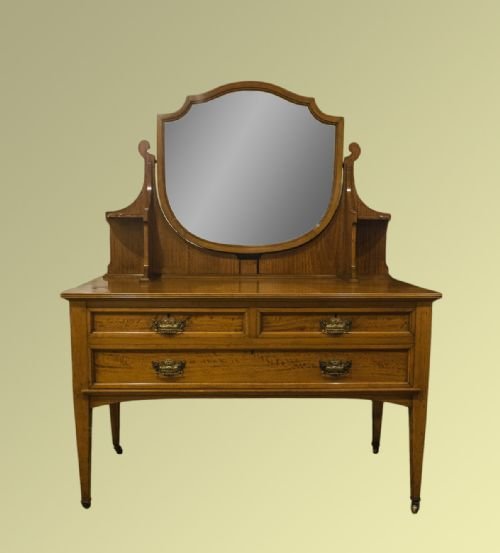 Superior Quality Edwardian Satinwood Dressing Table