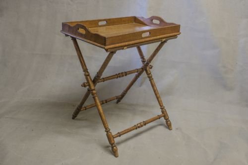 Oak Butler's Tray on Original Stand