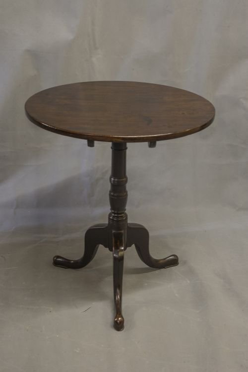 George III Mahogany Tilt-top Tripod Table