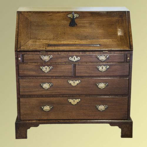 Geo III Virginia Walnut Bureau Cross-grained in Rosewood