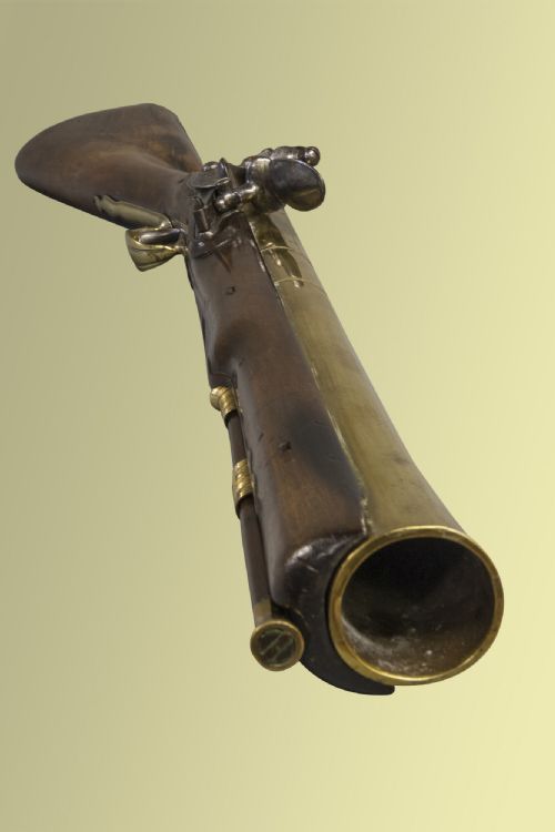 Exceptional Flintlock Brass Barreled Blunderbuss
