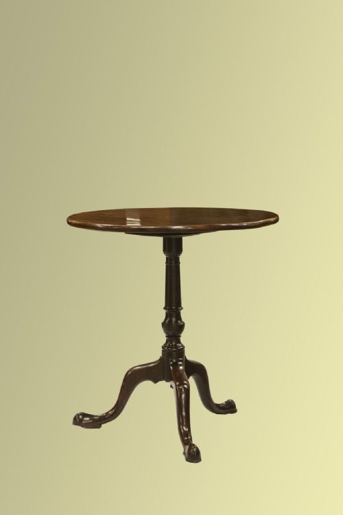 George III Mahogany Tilt-top Tripod Table