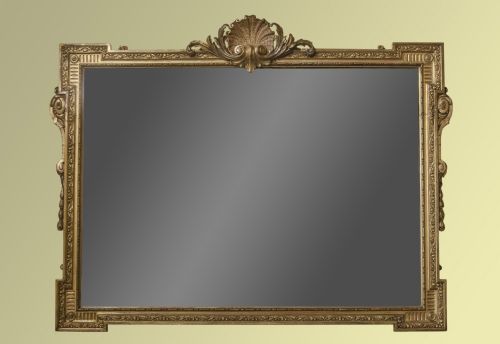 19th Century Gilt Gesso Mirror
