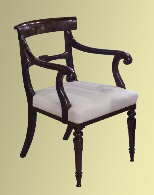 Regency Dining Chair with Arms