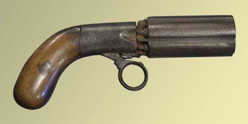 Coopers Patent Pepperbox Revolver in Working Condition