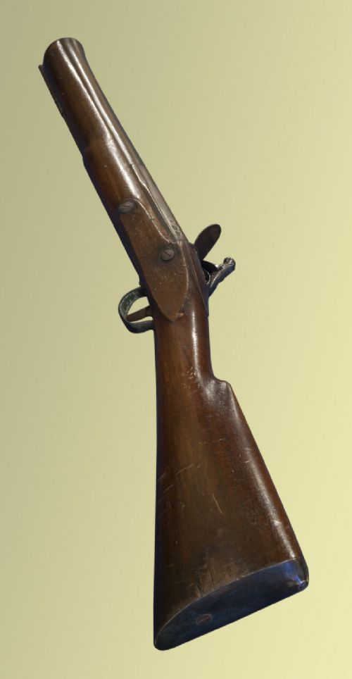 fig 1. Composite Sea-service Type Flintlock Blunderbuss With Early 18th Century Patinated Bronze Barrel