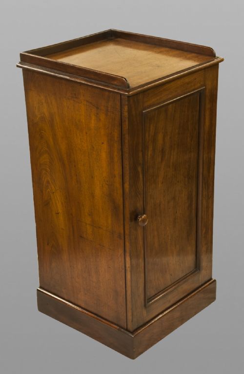 Mid 19th Century Mahogany Bedside Cupboard with Good Colour