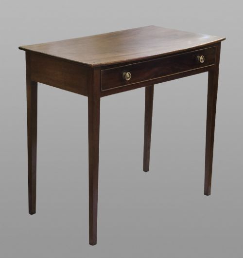 Georgian Mahogany Bowfronted Side Table