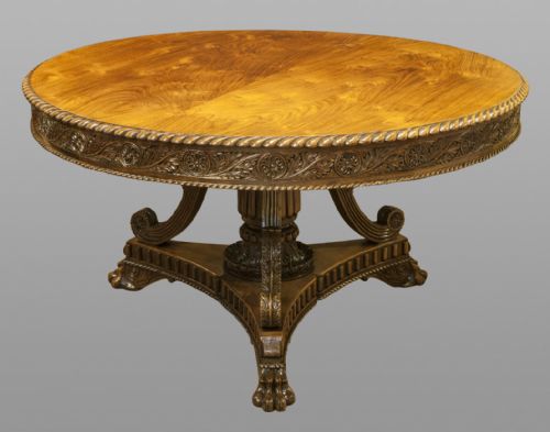 Regency Period Anglo Indian Centre Table in Padouk