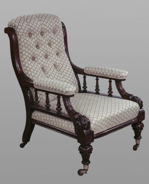 Victorian Carved Arm Chair