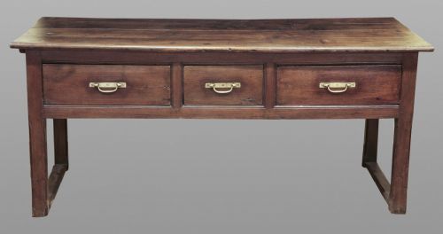 Three Drawer Chestnut Server