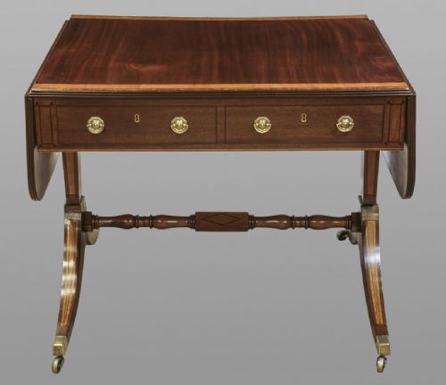 Late Regency Period Mahogany Sofa Table