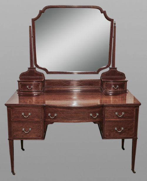 Edwardian Inlaid Dressing Table