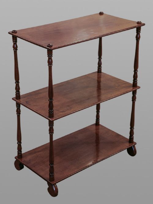 Trio of Mahogany Shelves by Alfred Keell of Greenwich