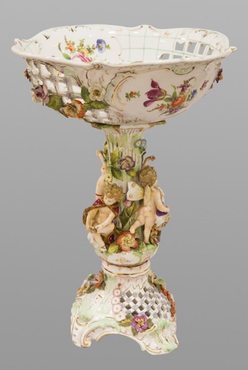 19th Century Dresden Centerpiece