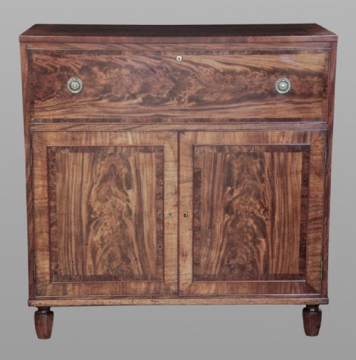 Early 19th Century Mahogany Secretaire Cabinet