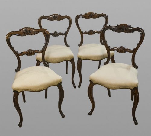 Set of 4 Rosewood Dining Chairs