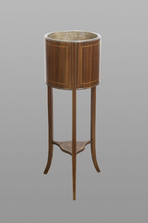 Mahogany & Inlaid Jardiniere or Planter