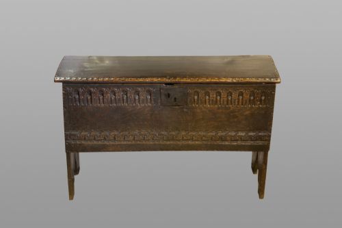 James I Oak Chest of Excellent Patina