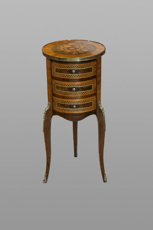 Inlaid Edwardian Gueridon or Lamp Table