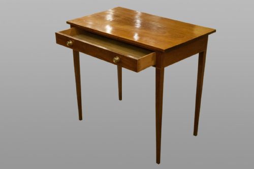 One Drawer Mahogany Table