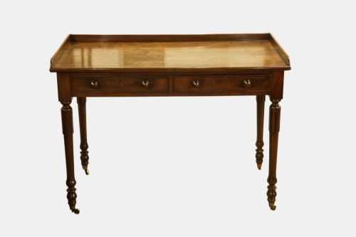 Mahogany Two Drawer Writing/side Table