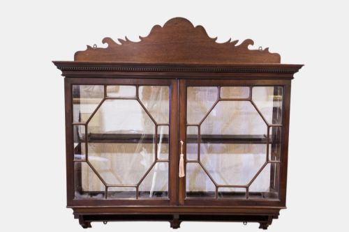 Pair of Mahogany Astragal Glazed Display Cabinets