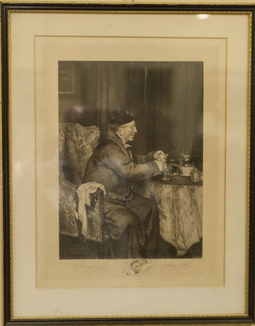 Signed Etching by Walter Dendy Sadler
