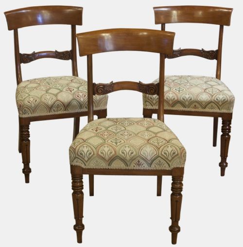 Set of 6 Mahogany Dining Chairs