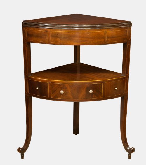 Mahogany Corner Wash Stand