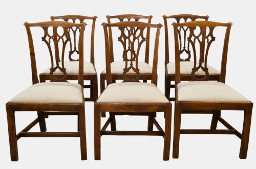 Set of 6 Chippendale Chairs