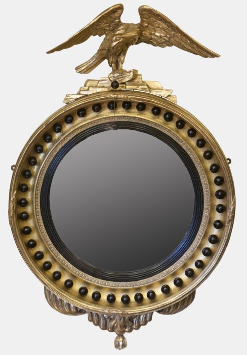 English Regency Convex Mirror