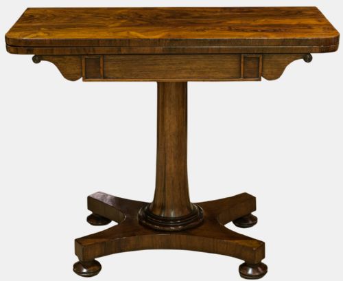 Rosewood Card Table