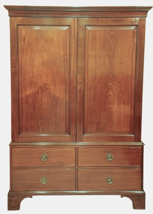Linen Press Converted to Hanging Wardrobe